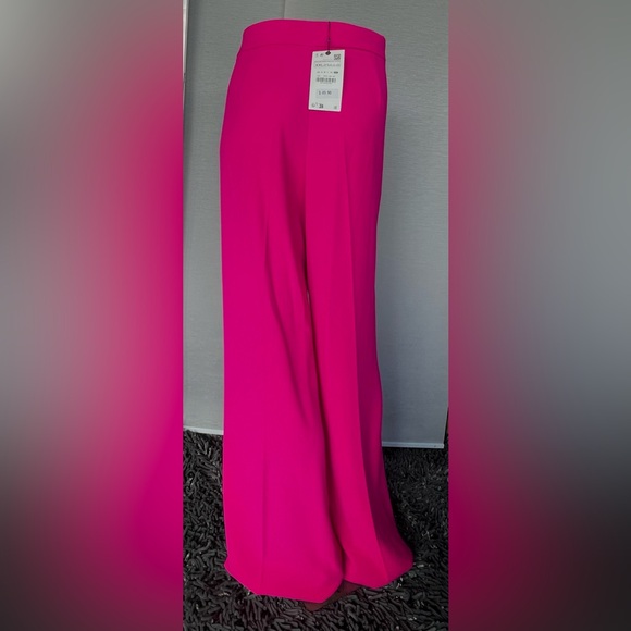 ZARA long flowy Pant in Fuschia - Picture 4 of 7